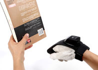 Scanner portatif de code barres de gant d'entrepôt, 2D mini lecteur de code barres de doigt