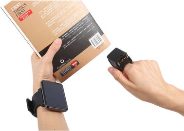 2D scanner portable de code barres d'anneau avec le balayage de contact